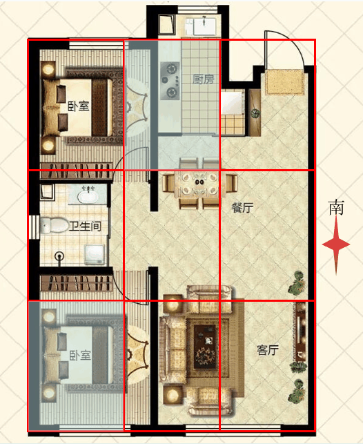 户型风水图解-2
